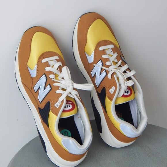 New Balance 580 Real Mad Brown Low Top Sneakers Shoes MT580AB2 Men Size 12 NEW main image 5